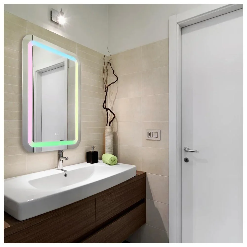 Зеркало Silver Mirrors Malta-RGB 550х800 LED-00002511 сенсорный выключатель мульти-цвет — Изображение 5