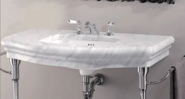 Раковина Devon&Devon Ascot Consolle DEASCOTBI с консолью DEASCOTBICR Раковина Devon&Devon Ascot Consolle DEASCOTBI с консолью DEASCOTBICR