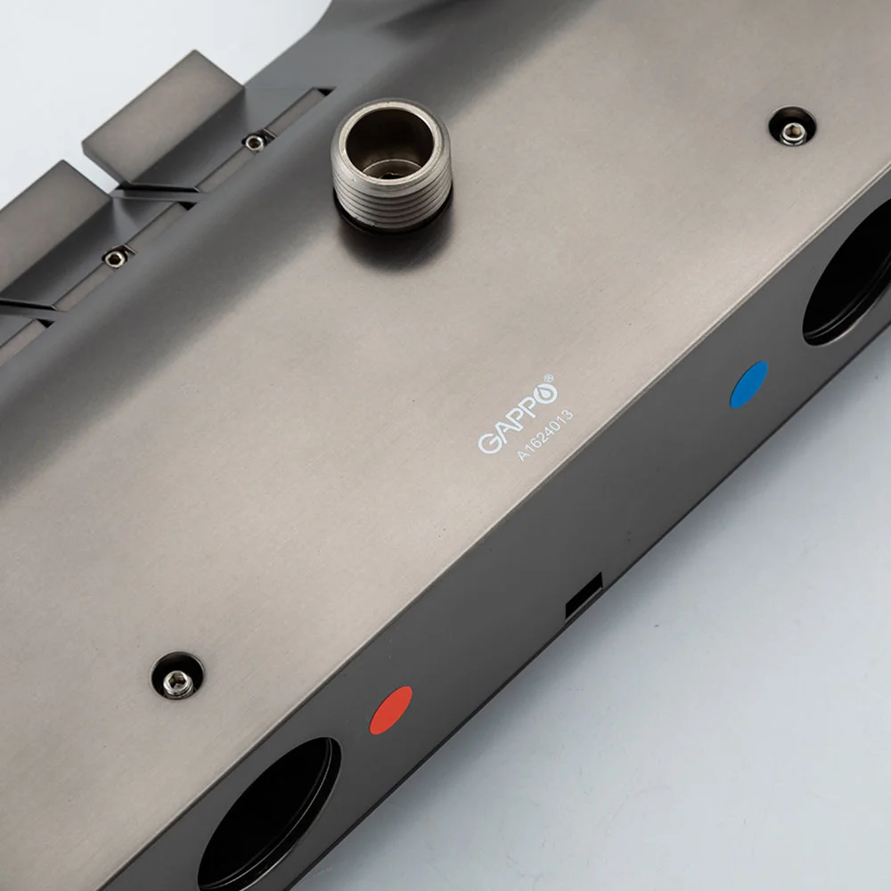 Душевая система GAPPO G2496-19 оружейная сталь — Изображение 9