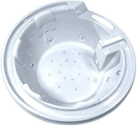 Акриловая ванна Gemy G9090 O 190x190 круглая, универсальная, гидромассажная Акриловая ванна Gemy G9090 O 190x190 круглая, универсальная, гидромассажная