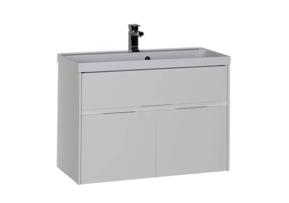 Тумба с раковиной Aquanet Латина 90 белый 00179449+00179396 Тумба с раковиной Aquanet Латина 90 белый 00179449+00179396