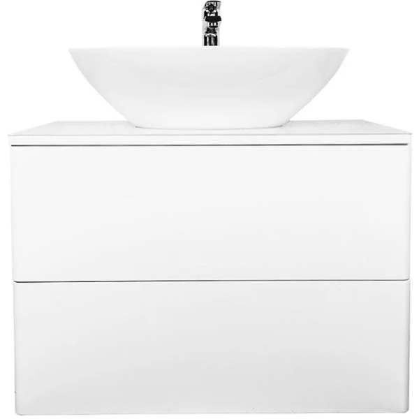 Тумба с раковиной Orange Otto 75 подвесная Белая Ot-75Tu+Ra Тумба с раковиной Orange Otto 75 подвесная Белая Ot-75Tu+Ra