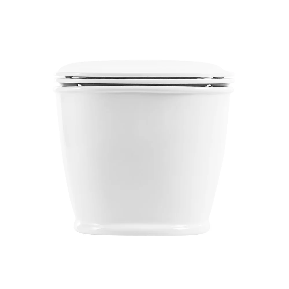 Унитаз подвесной BelBagno PRADO BB10150CH/BB10150SC безободковый с сиденьем — Изображение 5