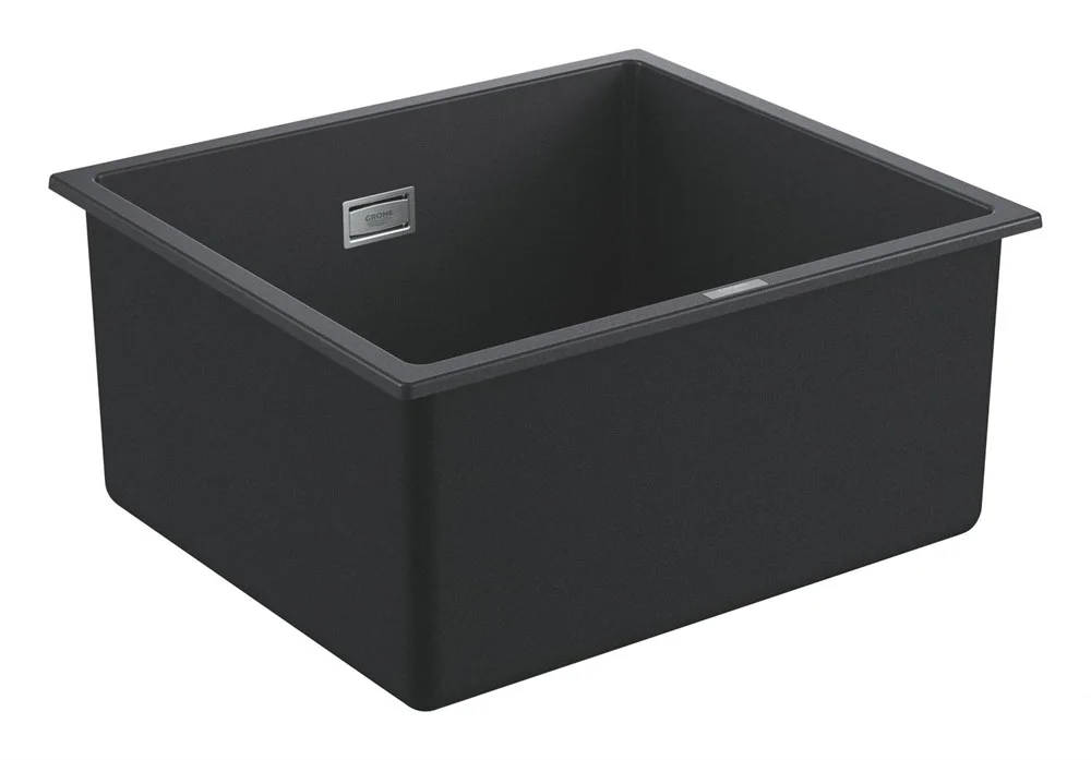 Кухонная мойка GROHE K700U с одной чашей, 457 x 406 мм, черный гранит (31653AP0) Кухонная мойка GROHE K700U с одной чашей, 457 x 406 мм, черный гранит (31653AP0)