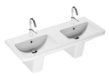 Раковина Hatria Erika Pro YXJC01 двойная на 120 см Раковина Hatria Erika Pro YXJC01 двойная на 120 см