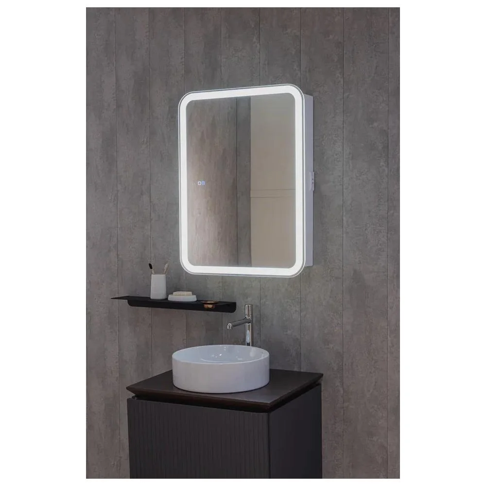Зеркальный шкаф Silver Mirrors Фиджи Flip 60 LED-00002679 подогрев сенсорный выключатель — Изображение 3