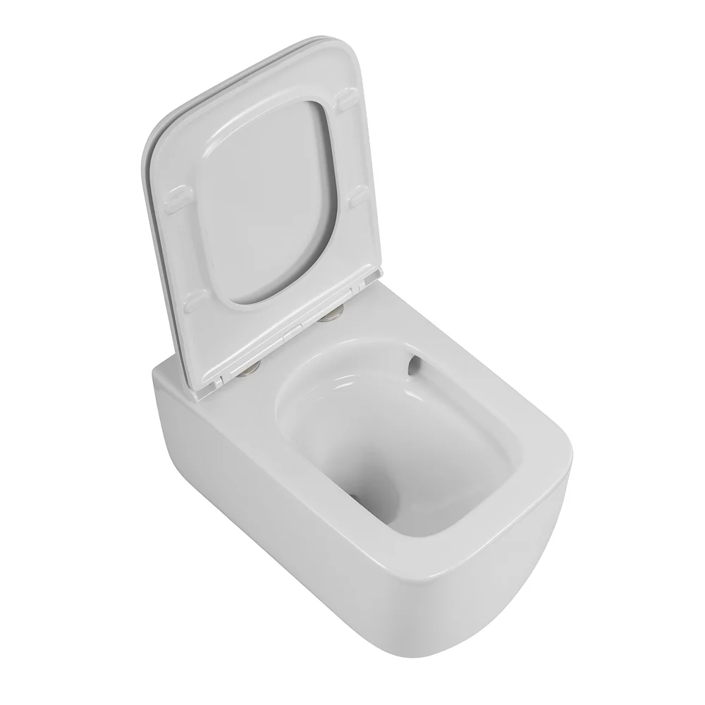 Унитаз подвесной BelBagno LUCE BB076CH-TOR/SC безободковый c сиденьем — Изображение 3