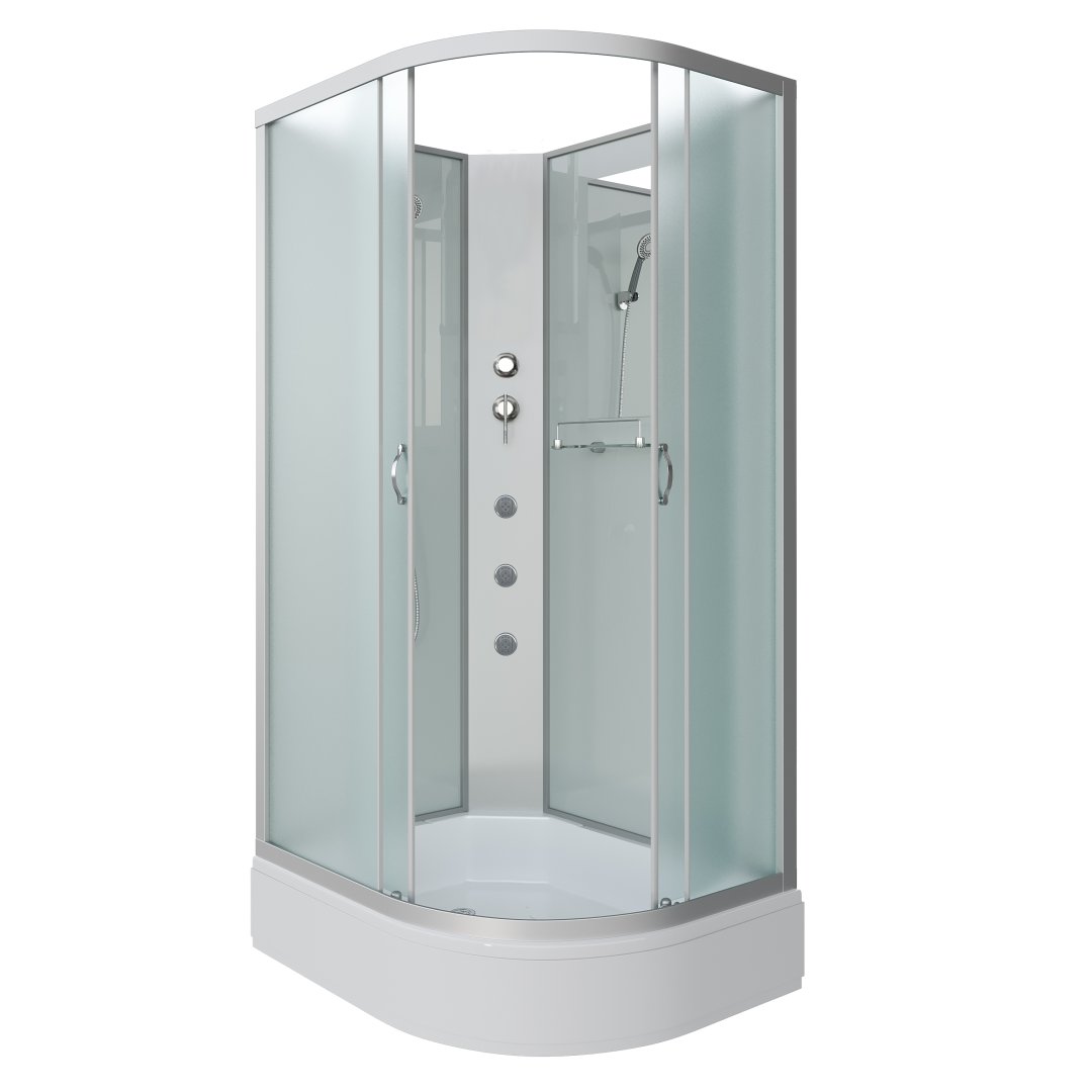 Душевая кабина Niagara Classic NG-33394-14LBKG (1300х900х2000) средний поддон (26см) стекло матовое 333944LBKG Душевая кабина Niagara Classic NG-33394-14LBKG (1300х900х2000) средний поддон (26см) стекло матовое 333944LBKG