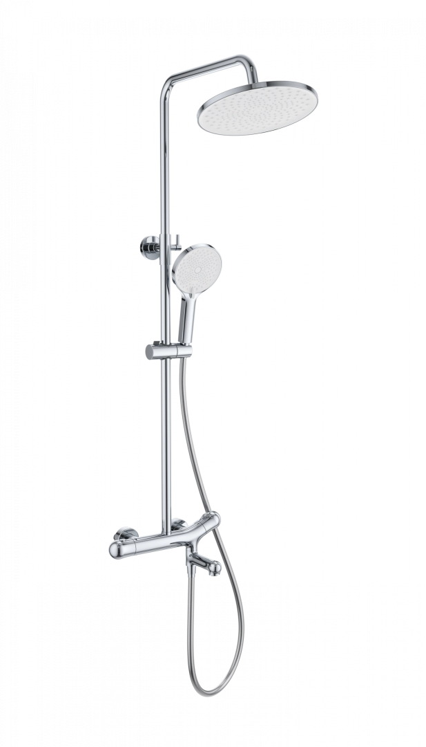 Душевая система Wonzon & Woghand с термостатом, хром (WW-B3057-A-CR) Душевая система Wonzon & Woghand с термостатом, хром (WW-B3057-A-CR)