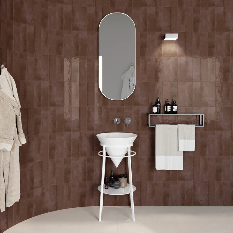 Консоль под раковину Kerama Marazzi Cono CO.44\WHT.M напольная 44, белая матовая — Изображение 6