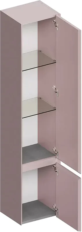 Шкаф-пенал Kerama Marazzi Cubo CUB.165Rh\MAL подвесной правый 165, мальва матовый — Изображение 3
