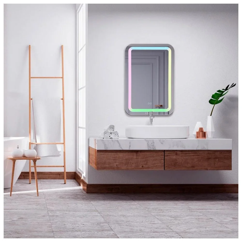 Зеркало Silver Mirrors Malta-RGB 550х800 LED-00002511 сенсорный выключатель мульти-цвет — Изображение 6