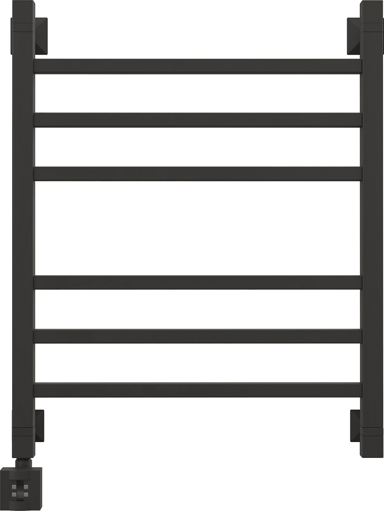 Полотенцесушитель электрический EWRIKA Деметра LP 60х50, матовый черный L 536165 Полотенцесушитель электрический EWRIKA Деметра LP 60х50, матовый черный L 536165