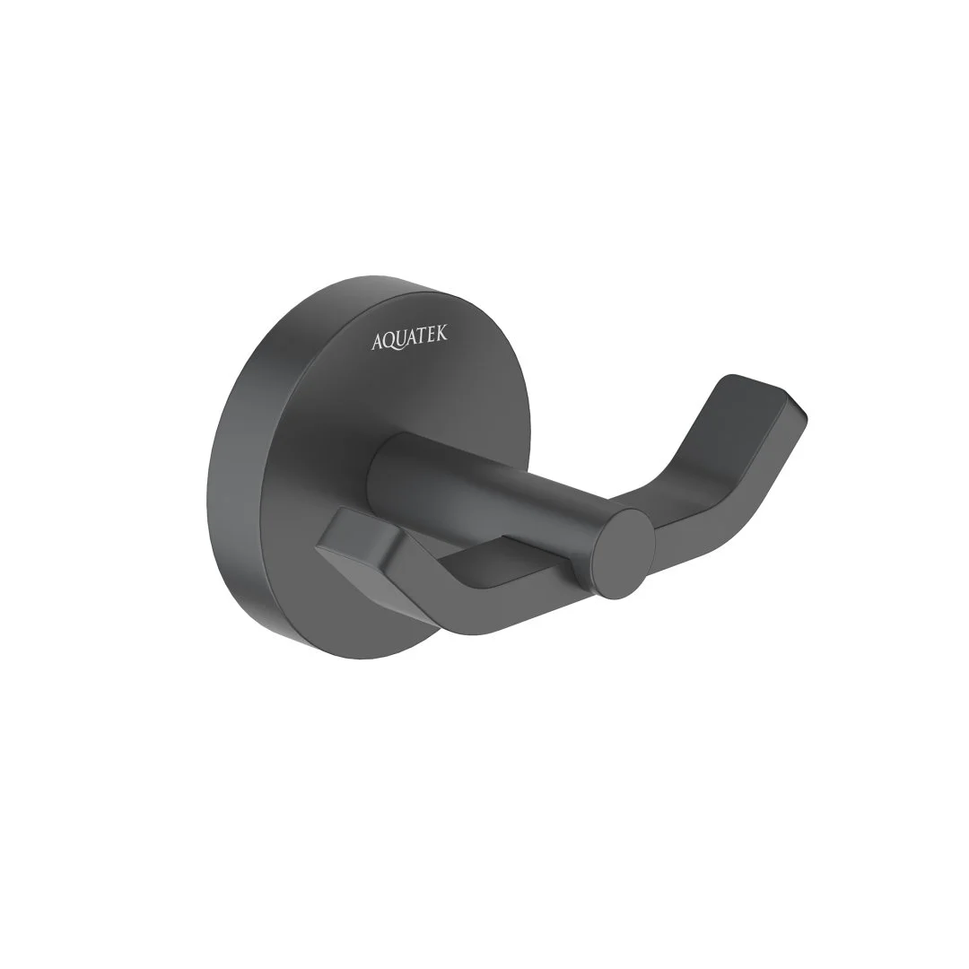 Крючок Aquatek БЕТТА AQ4602MB черный матовый Крючок Aquatek БЕТТА AQ4602MB черный матовый