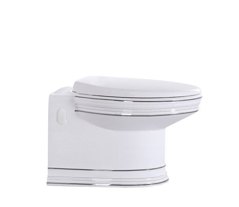 Унитаз приставной CeramaLux 4287 белый/хром с крышкой микролифт Унитаз приставной CeramaLux 4287 белый/хром с крышкой микролифт