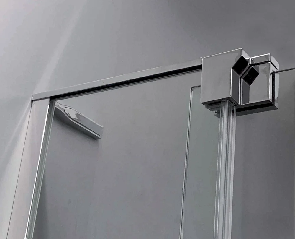 Душевой уголок CEZARES SLIDER-AH-2-80/90-100/110-C-Cr 80-90x100-110см стекло прозрачное, профиль хром — Изображение 5