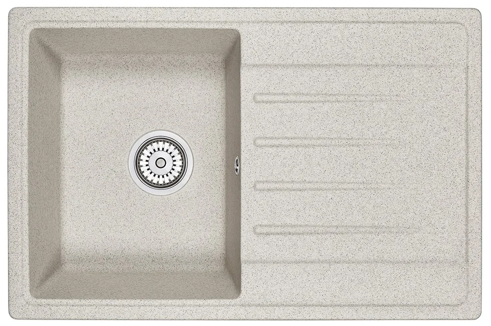 Кухонная мойка Granula 7602, КЛАССИК, СтандАРТ кварц 760х500 Кухонная мойка Granula 7602, КЛАССИК, СтандАРТ кварц 760х500