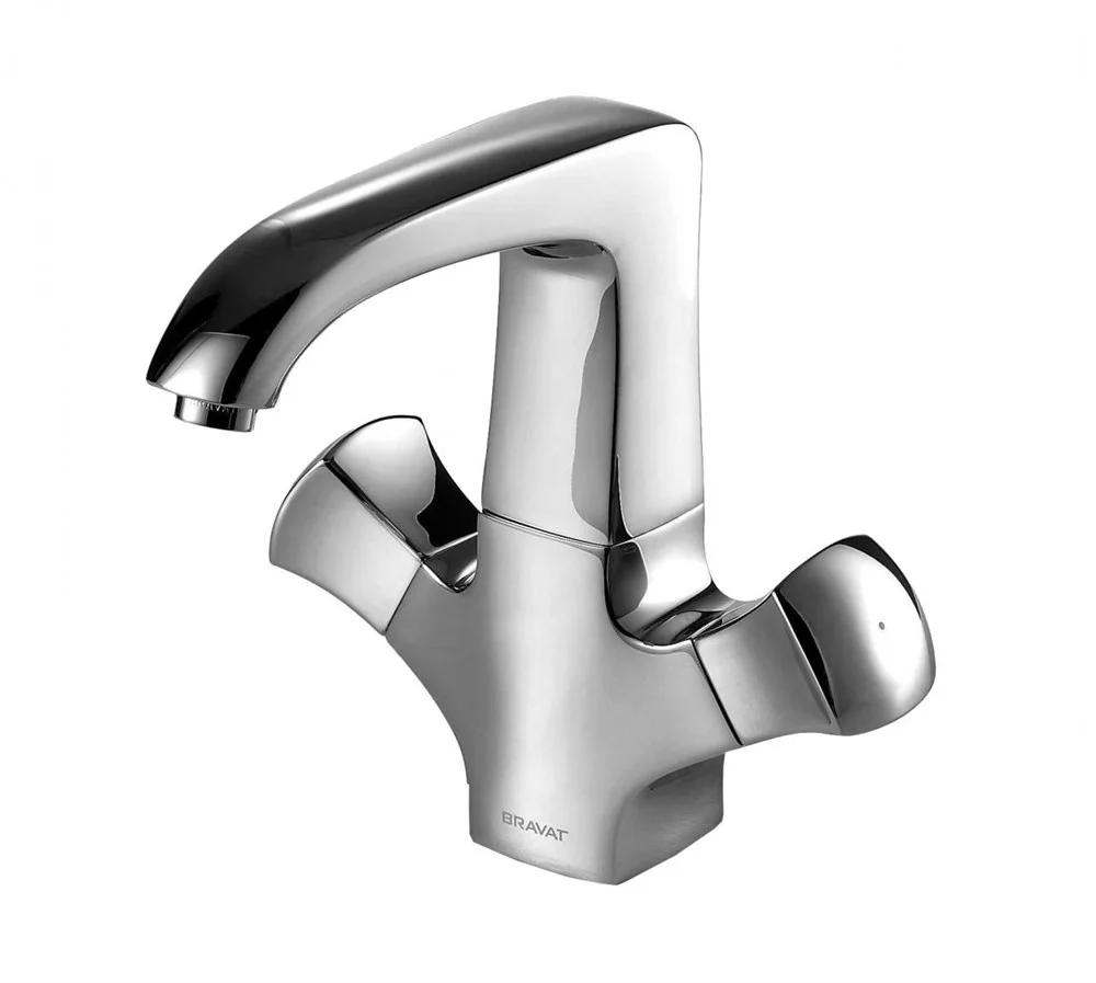 Смеситель для раковины Bravat Whirlpool F178112C Смеситель для раковины Bravat Whirlpool F178112C