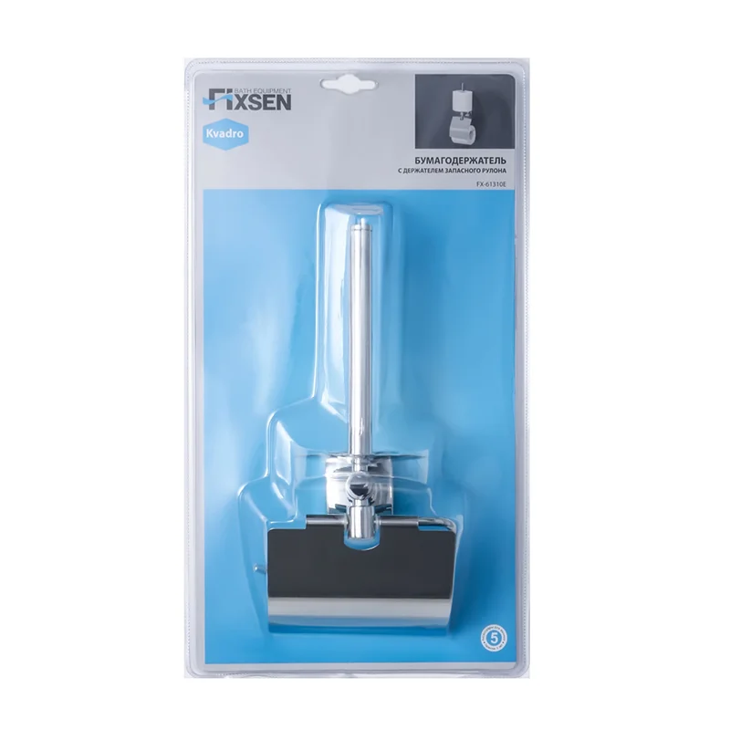 Держатель туалетной бумаги FIXSEN KVADRO FX-61310E хром — Изображение 3