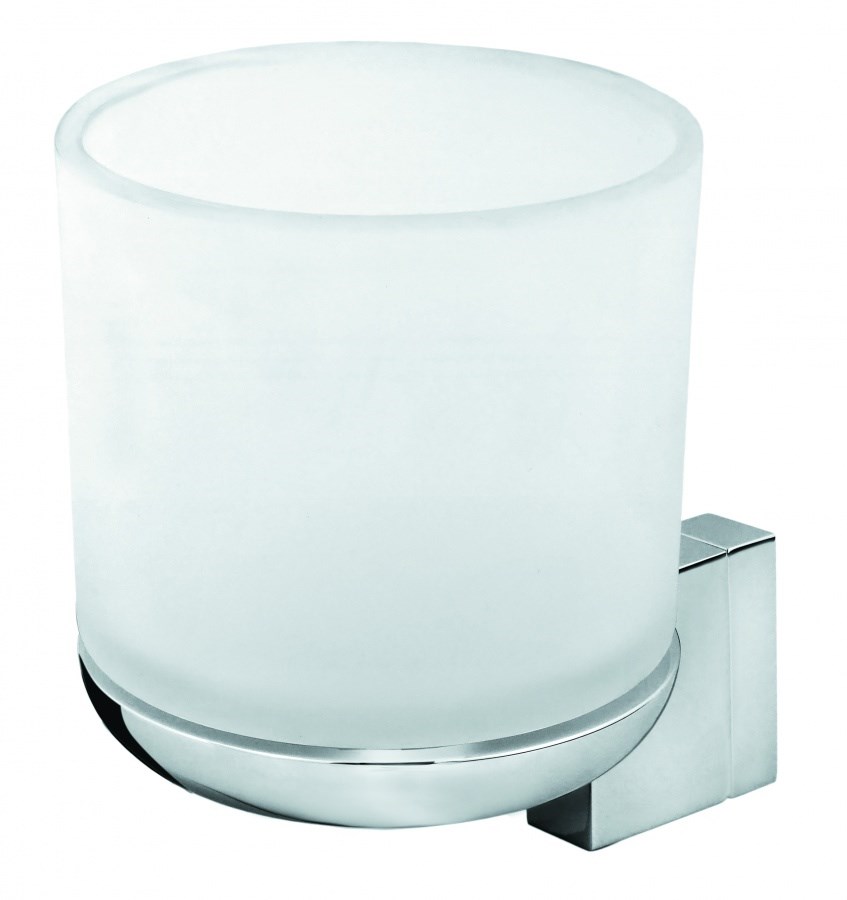 Стакан AM.PM Admire A1034300 с настенным держателем, стеклянный Стакан AM.PM Admire A1034300 с настенным держателем, стеклянный