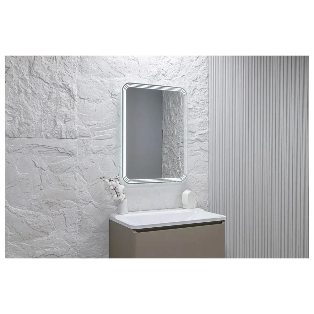 Зеркало Silver Mirrors MaryS 600х800 LED-00003117 бегущий свет сенсорный выключатель — Изображение 5