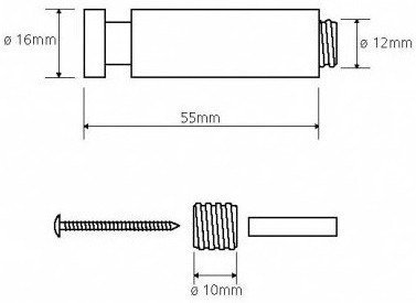 Крючок Bemeta NEO 104106165 Крючок Bemeta NEO 104106165