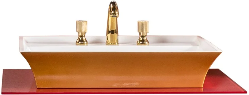 Столешница Boheme стекло 80см прямая бордо 853-080-BR Столешница Boheme стекло 80см прямая бордо 853-080-BR