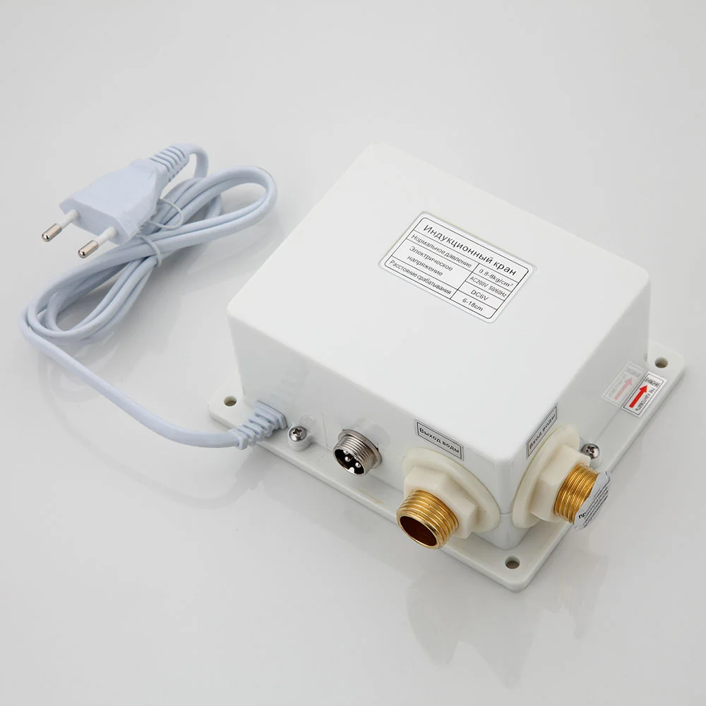 Смеситель для раковины Frap F512-1 сенсорный, хром — Изображение 9