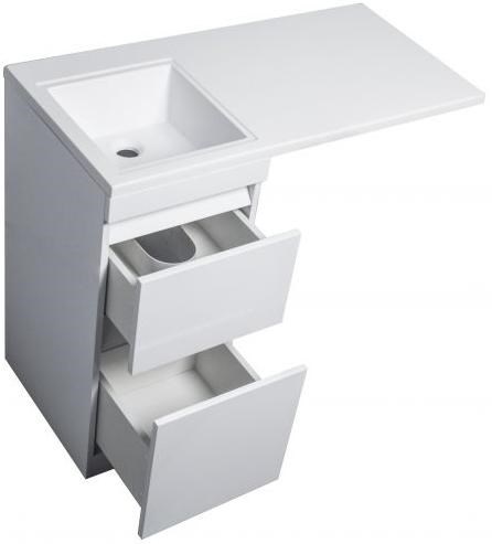 Тумба под раковину Style Line Даллас 100 люкс PLUS, белая АА00-000069 Тумба под раковину Style Line Даллас 100 люкс PLUS, белая АА00-000069