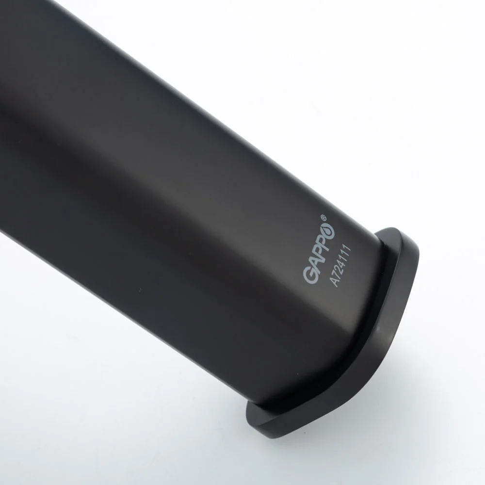 Смеситель для раковины Gappo G1028-6 черный — Изображение 10