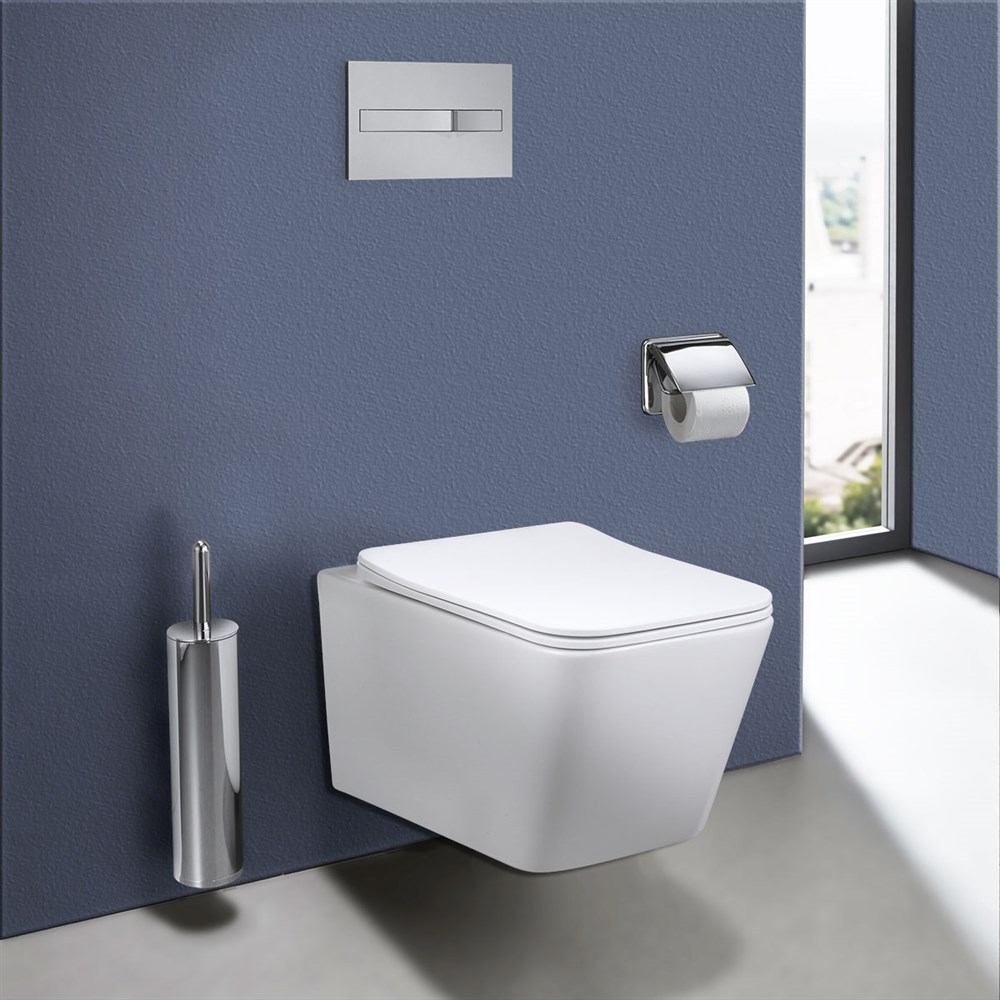 Унитаз подвесной Vincea Q-Line VT1-12 белый, ультратонкое soft close сиденье Унитаз подвесной Vincea Q-Line VT1-12 белый, ультратонкое soft close сиденье