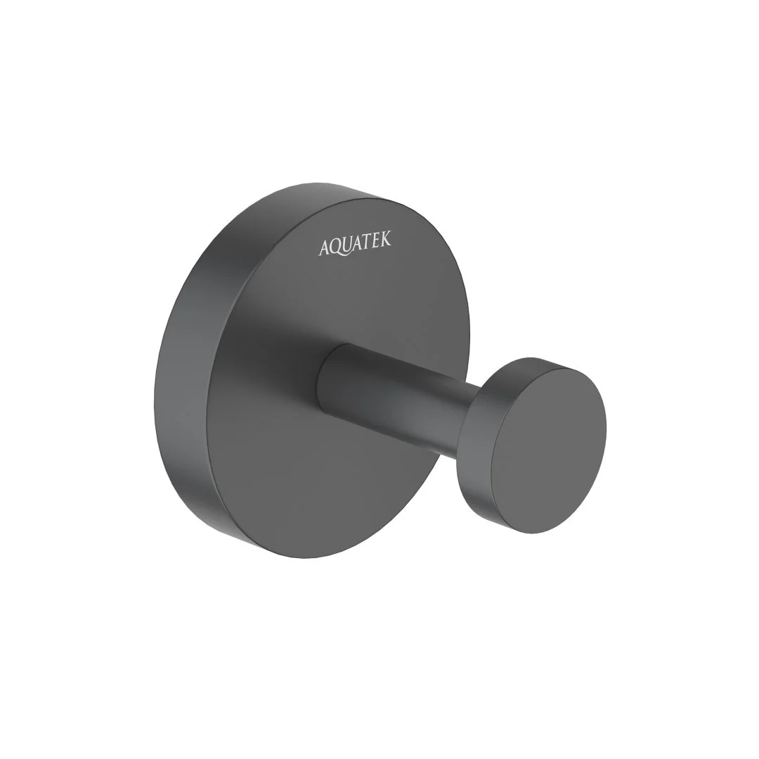 Крючок Aquatek БЕТТА AQ4601MB черный матовый Крючок Aquatek БЕТТА AQ4601MB черный матовый