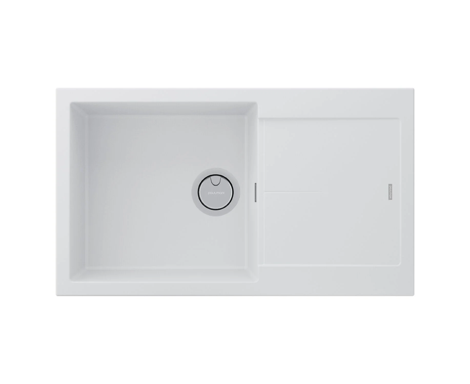 Кухонная мойка Paulmark EXTENSIO 86 PM988650-WH, WHITE, 860х500 мм Кухонная мойка Paulmark EXTENSIO 86 PM988650-WH, WHITE, 860х500 мм