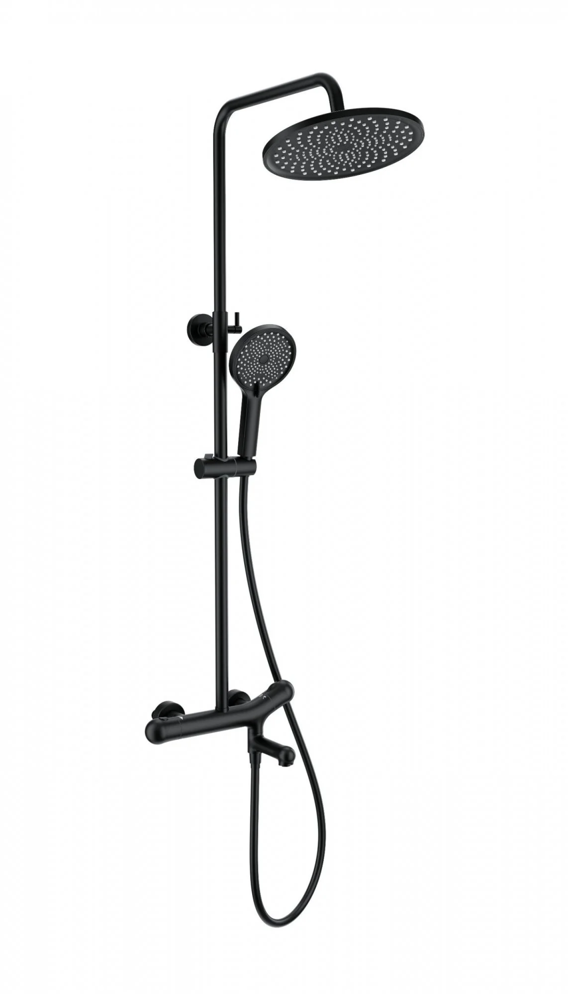 Душевая система Wonzon & Woghand с термостатом, черный матовый (WW-B3057-A-MB) Душевая система Wonzon & Woghand с термостатом, черный матовый (WW-B3057-A-MB)