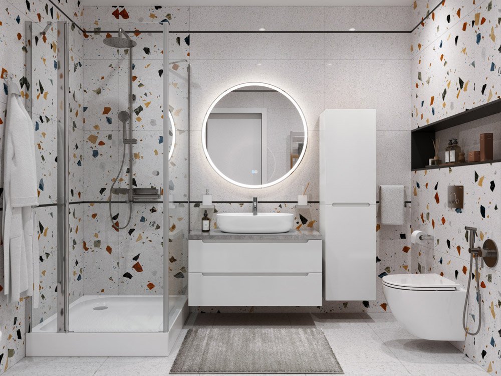 Тумба со столешницей и раковиной BelBagno ETNA 100 etna100bl-kepmgl-1346-set подвесная ETNA100BL-KEPMGL-1346-SET Тумба со столешницей и раковиной BelBagno ETNA 100 etna100bl-kepmgl-1346-set подвесная ETNA100BL-KEPMGL-1346-SET