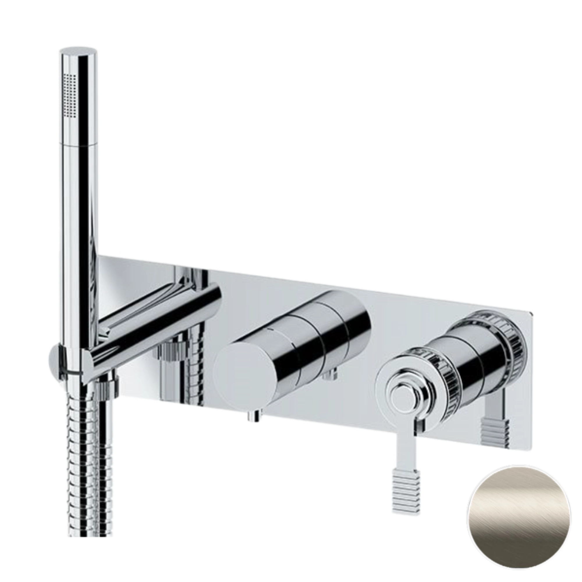 Смеситель для душа Remer Atelier AL97D2WBXV, сталь Смеситель для душа Remer Atelier AL97D2WBXV, сталь