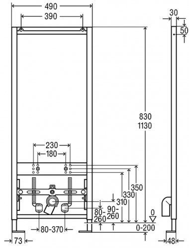 Инсталляция для биде Viega Eco Plus 727901 Инсталляция для биде Viega Eco Plus 727901