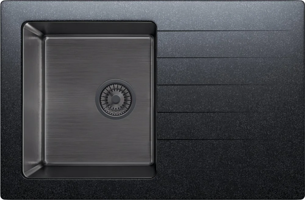Кухонная мойка TOLERO Twist TTS-760 №911 BlackEdition 581418 Кухонная мойка TOLERO Twist TTS-760 №911 BlackEdition 581418