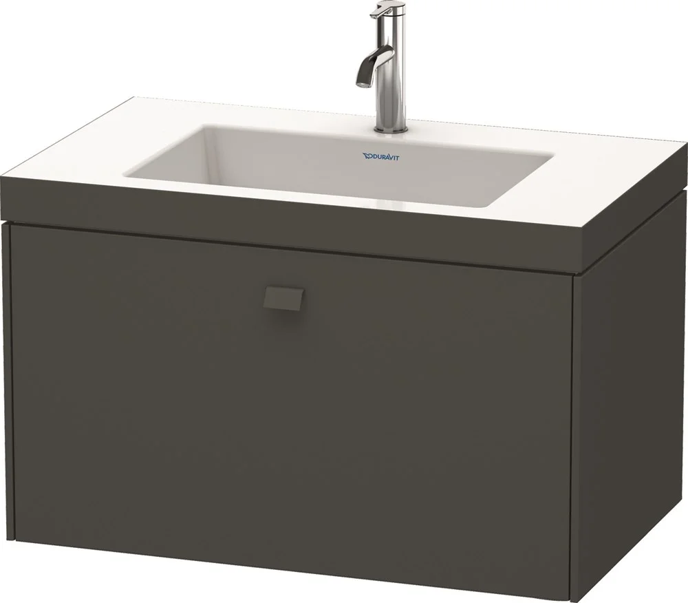 Тумба с раковиной Duravit Brioso BR4601N1022 80 см белый глянцевый Тумба с раковиной Duravit Brioso BR4601N1022 80 см белый глянцевый