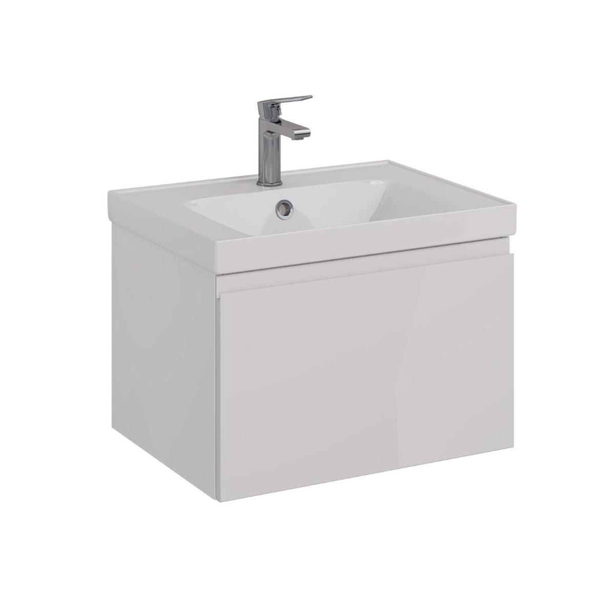 Тумба под раковину Lemark VEON MINI 60 см подвесная, белый LM02VM60T Тумба под раковину Lemark VEON MINI 60 см подвесная, белый LM02VM60T