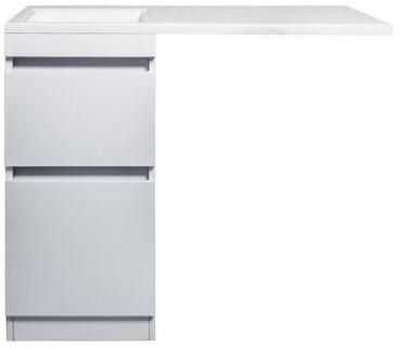 Тумба под раковину Style Line Даллас 100 люкс PLUS, белая АА00-000069 Тумба под раковину Style Line Даллас 100 люкс PLUS, белая АА00-000069