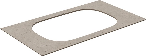 Столешница Kerama Marazzi Magica Риккарди 90 см MA.2.0.SG540620R\90 бежевая матовая без отверстия под смеситель — Изображение 1