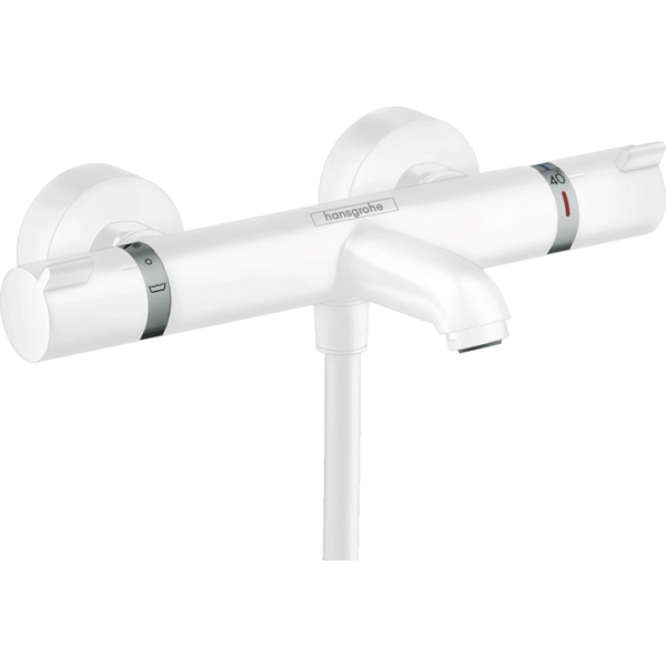 Смеситель для ванны Hansgrohe Ecostat Comfort ВМ 13114700, матовый белый термостатический Смеситель для ванны Hansgrohe Ecostat Comfort ВМ 13114700, матовый белый термостатический