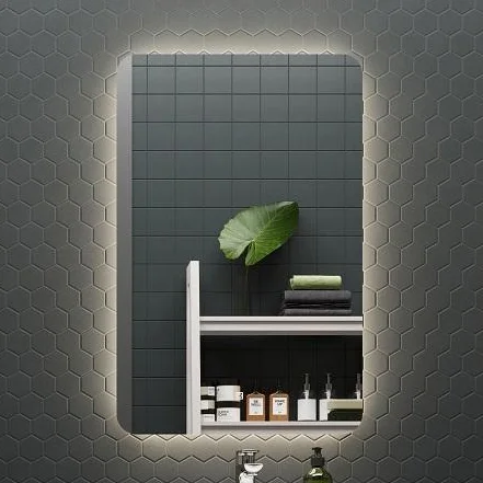 Зеркало Kerama Marazzi Pro PRO.mi.55\WHT с подсветкой LED 55, белый глянцевый — Изображение 3