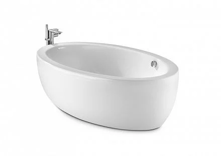 Акриловая ванна Roca Georgia 248159001 со встроенной панелью, овальная 185х100 см Акриловая ванна Roca Georgia 248159001 со встроенной панелью, овальная 185х100 см
