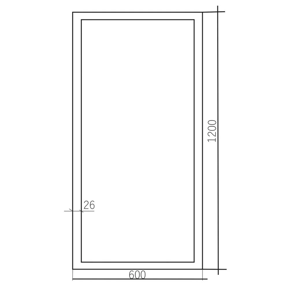 Зеркало Silver Mirrors Опера Сильвер 600х1200 ФР-00001487 — Изображение 2
