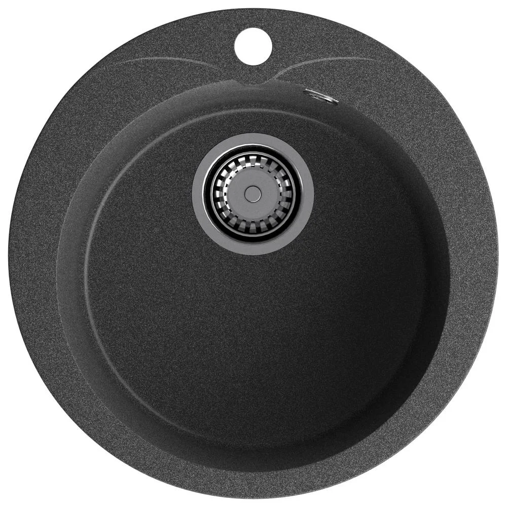 Кухонная мойка GranFest RONDO R-480 графит — Изображение 1