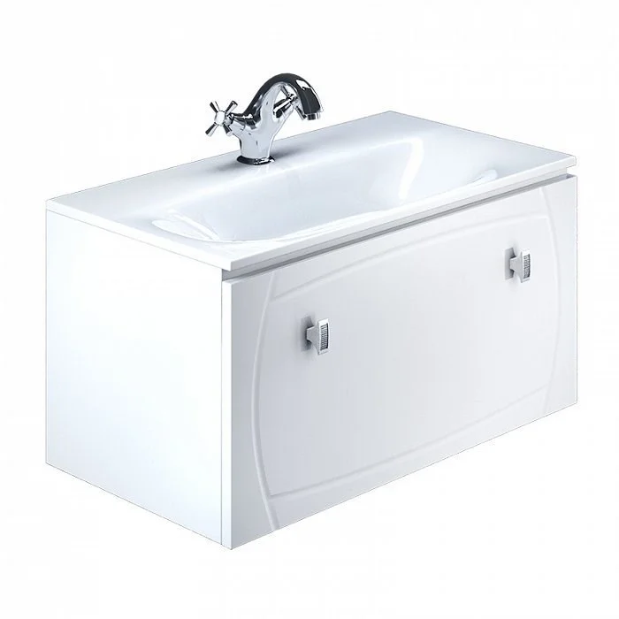 Тумба с раковиной IDDIS Rise 90 подвесная белая (RIS90W0i95K) Тумба с раковиной IDDIS Rise 90 подвесная белая (RIS90W0i95K)