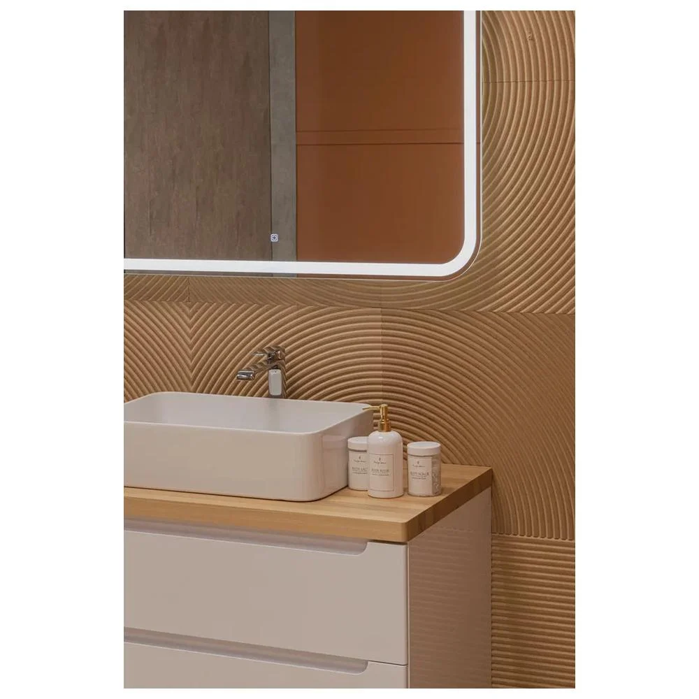 Зеркало Silver Mirrors Stiv neo-S 1000х800 LED-00002887 cенсорный выключатель бегущая подсветка — Изображение 9