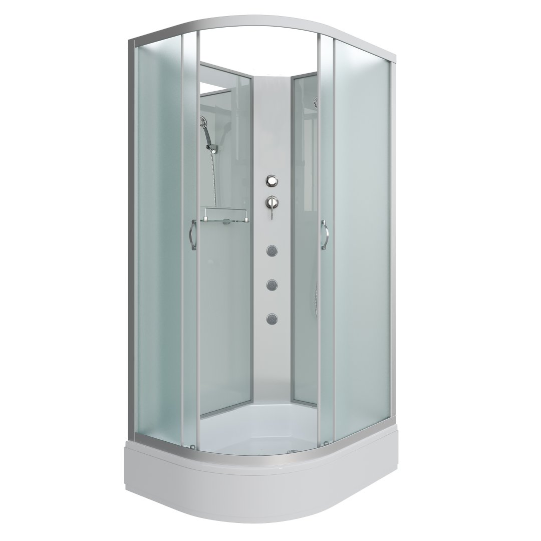 Душевая кабина Niagara Classic NG-33974-14RBKG (900х700х2000) средний поддон (26см) стекло матовое 339744RBKG Душевая кабина Niagara Classic NG-33974-14RBKG (900х700х2000) средний поддон (26см) стекло матовое 339744RBKG